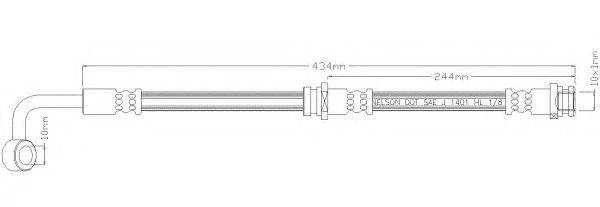 REMKAFLEX 5157 Гальмівний шланг