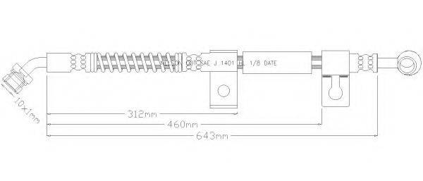 REMKAFLEX 7010 Гальмівний шланг