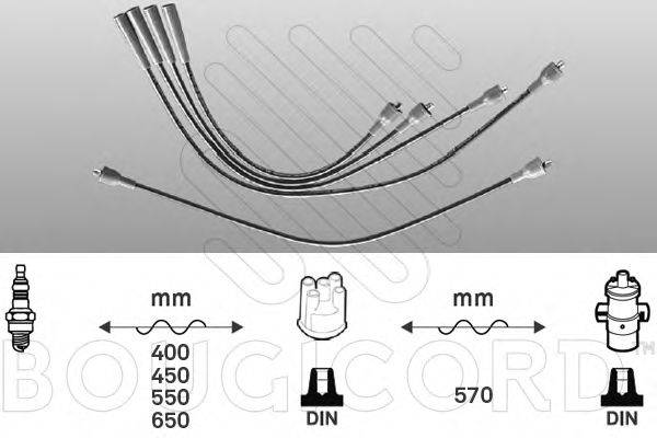 BOUGICORD 4020 Комплект дротів запалювання