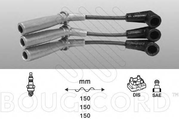 BOUGICORD 8117 Комплект дротів запалювання