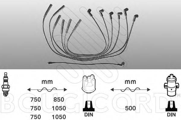 BOUGICORD 7106 Комплект дротів запалювання