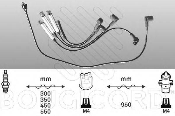 BOUGICORD 7232 Комплект дротів запалювання