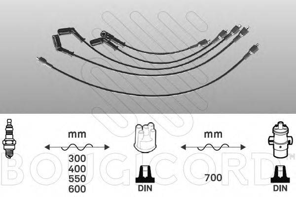 BOUGICORD 7259 Комплект дротів запалювання