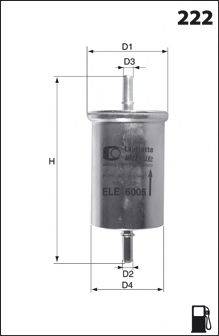 MECAFILTER ELE6114 Паливний фільтр