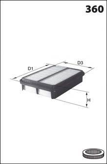 MECAFILTER ELP9251 Повітряний фільтр