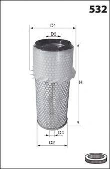 MECAFILTER FA3646 Повітряний фільтр