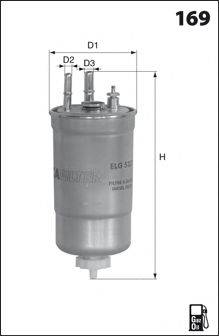 MECAFILTER ELG5400 Паливний фільтр