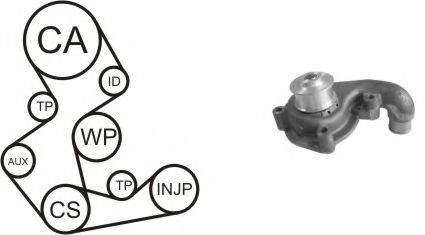 AIRTEX WPK143501 Водяний насос + комплект зубчастого ременя