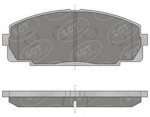SCT GERMANY SP618PR Комплект гальмівних колодок, дискове гальмо