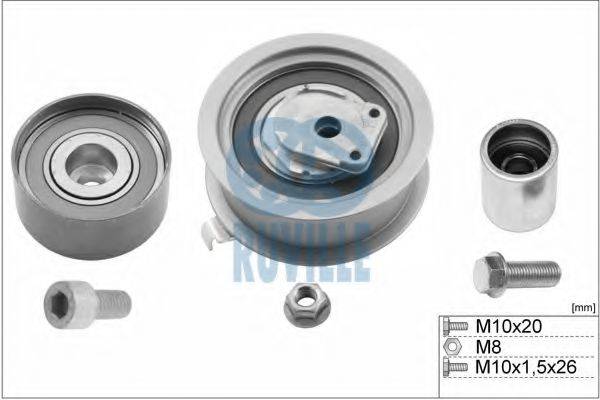 RUVILLE 5576950 Комплект роликів, зубчастий ремінь