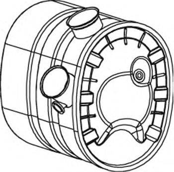 DINEX 66326 Середній глушник вихлопних газів