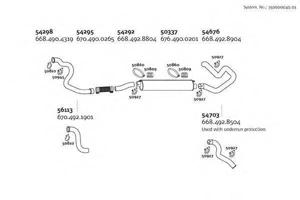 DINEX 35000004003 Система випуску ОГ