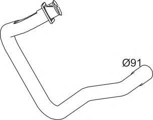 DINEX 64159 Труба вихлопного газу