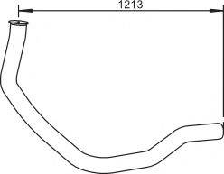 DINEX 64263 Труба вихлопного газу