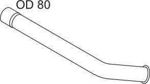 DINEX 64613 Труба вихлопного газу