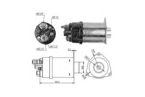 ERA 454 Тягове реле, стартер