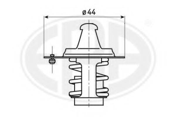 ERA 350381 Термостат, охолоджуюча рідина