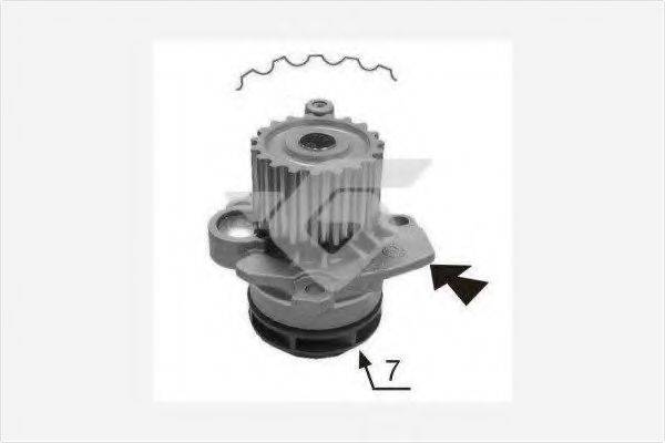 HUTCHINSON WP0067V Водяний насос