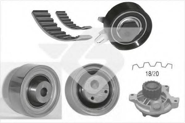 HUTCHINSON KH326WP61 Водяний насос + комплект зубчастого ременя