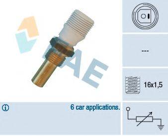 FAE 32620 Датчик, температура охолоджувальної рідини