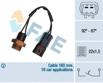 FAE 36230 Термивимикач, вентилятор радіатора