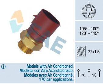 FAE 38040 Термивимикач, вентилятор радіатора