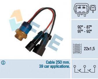 FAE 38090 Термивимикач, вентилятор радіатора