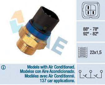 FAE 38110 Термивимикач, вентилятор радіатора