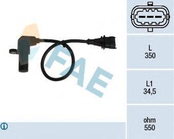 FAE 79069 Датчик частоти обертання, керування двигуном