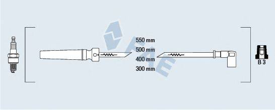 FAE 83564 Комплект дротів запалювання