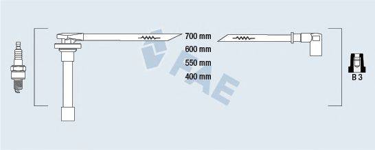 FAE 85811 Комплект дротів запалювання