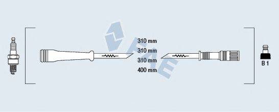 FAE 85985 Комплект дротів запалювання