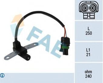 FAE 79020 Датчик імпульсів; Датчик частоти обертання, керування двигуном