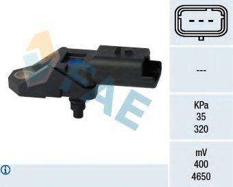 FAE 15108 Датчик, тиск у впускному газопроводі