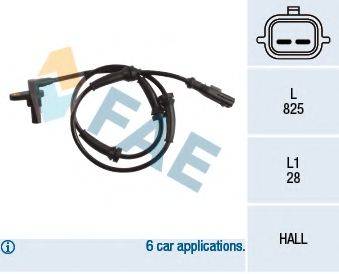 FAE 78221 Датчик, частота обертання колеса