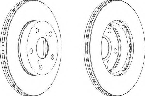 NECTO WN809 гальмівний диск