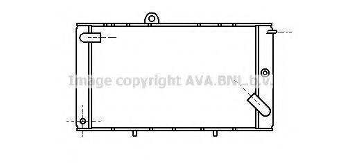 AVA QUALITY COOLING AL2013 Радіатор, охолодження двигуна