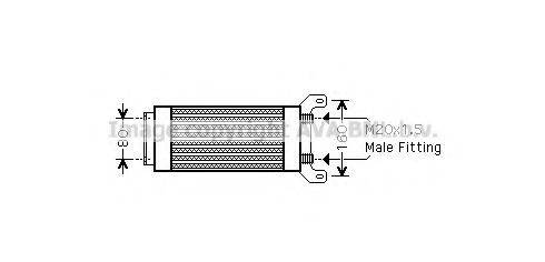 AVA QUALITY COOLING AU3194 масляний радіатор, моторне масло