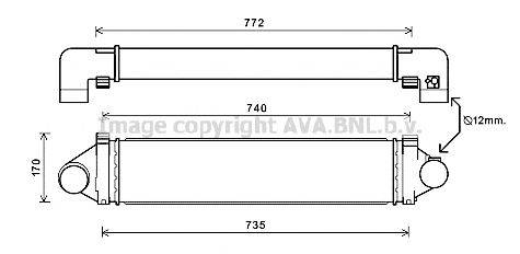 AVA QUALITY COOLING AUA4219 Інтеркулер