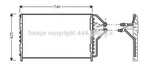 AVA QUALITY COOLING BK5012 Конденсатор, кондиціонер