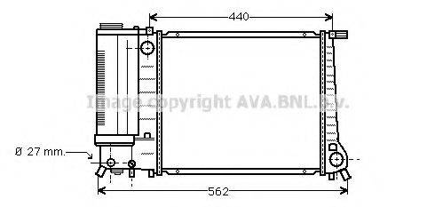 AVA QUALITY COOLING BW2081 Радіатор, охолодження двигуна