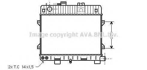 AVA QUALITY COOLING BW2110 Радіатор, охолодження двигуна