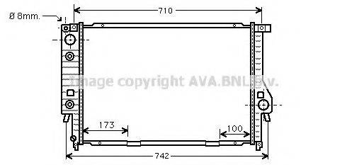 AVA QUALITY COOLING BW2134 Радіатор, охолодження двигуна