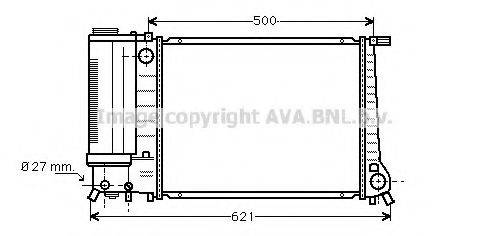 AVA QUALITY COOLING BW2135 Радіатор, охолодження двигуна