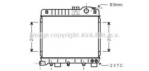 AVA QUALITY COOLING BW2161 Радіатор, охолодження двигуна