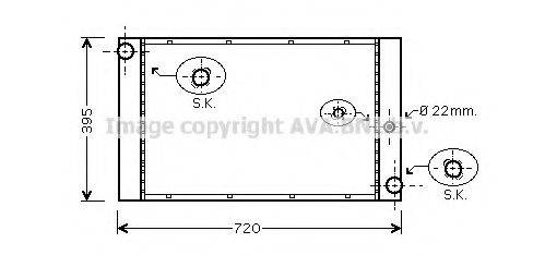 AVA QUALITY COOLING BW2277 Радіатор, охолодження двигуна