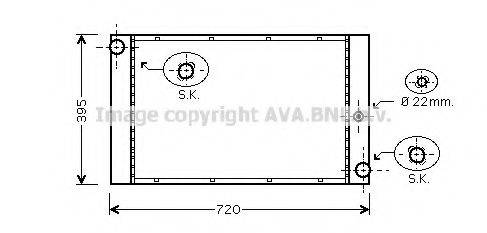 AVA QUALITY COOLING BW2337 Радіатор, охолодження двигуна