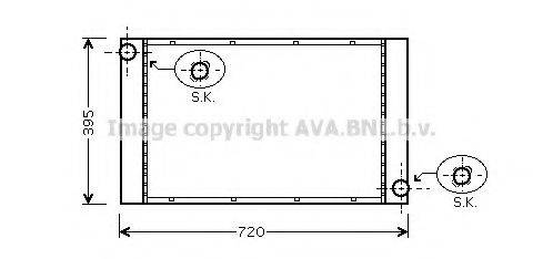 AVA QUALITY COOLING BW2357 Радіатор, охолодження двигуна