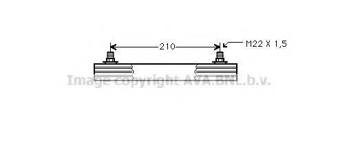 AVA QUALITY COOLING BW3160 Олійний радіатор, автоматична коробка передач