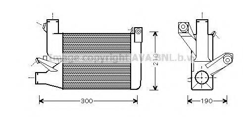 AVA QUALITY COOLING BW4260 Інтеркулер